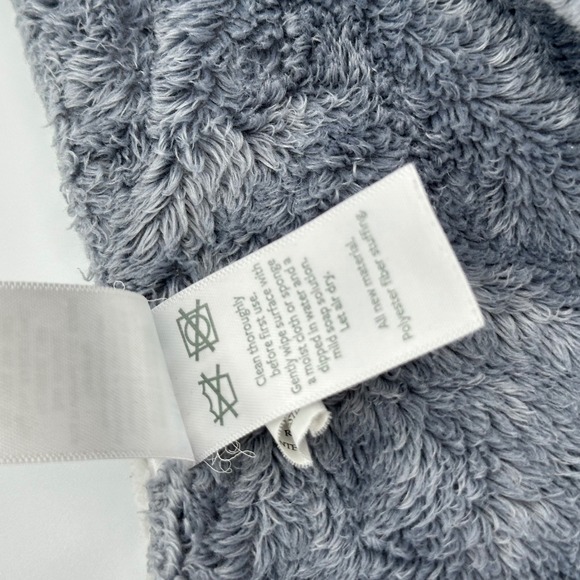 Carter's Panda Bear Security Blanket Kids Unisex White Grey Plush Lovey 13x13 - Picture 8 of 8